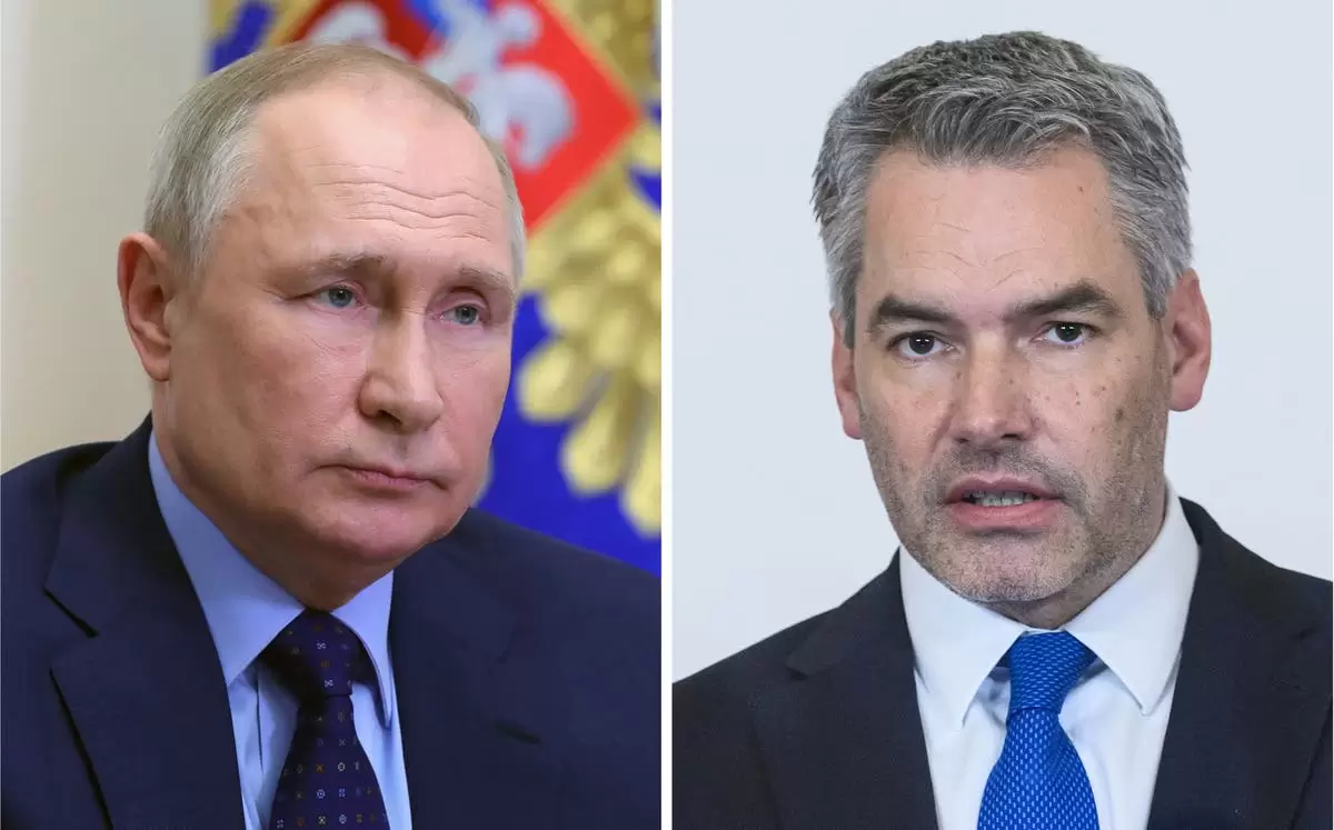 Cancelarul Austriei a fost sa discute cu Putin